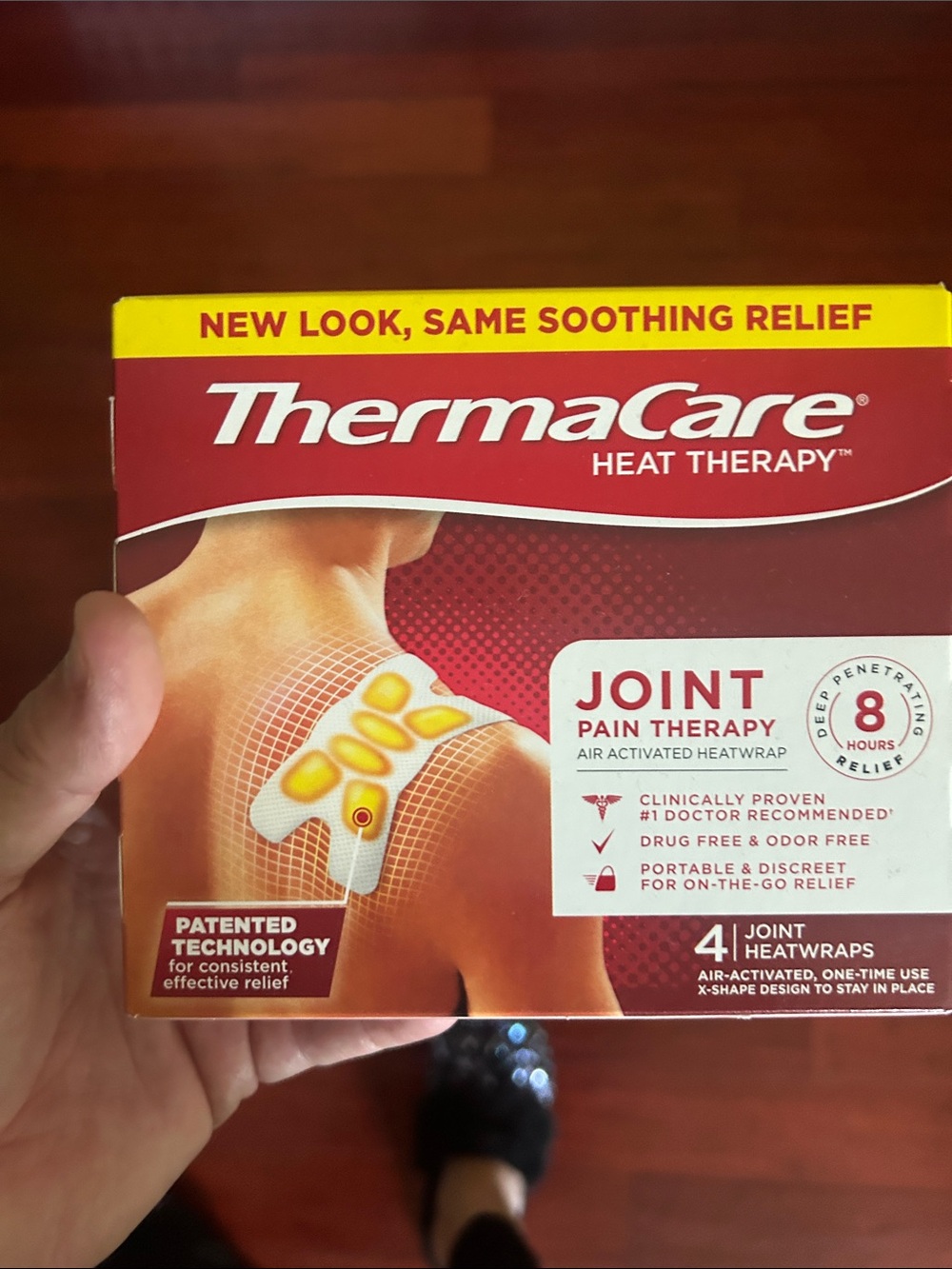 Joint Pain Therapy Heat Wraps - Red